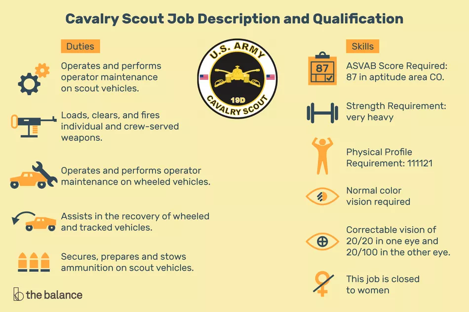 Lee más sobre el artículo Descripción y calificación del puesto de Cavalry Scout