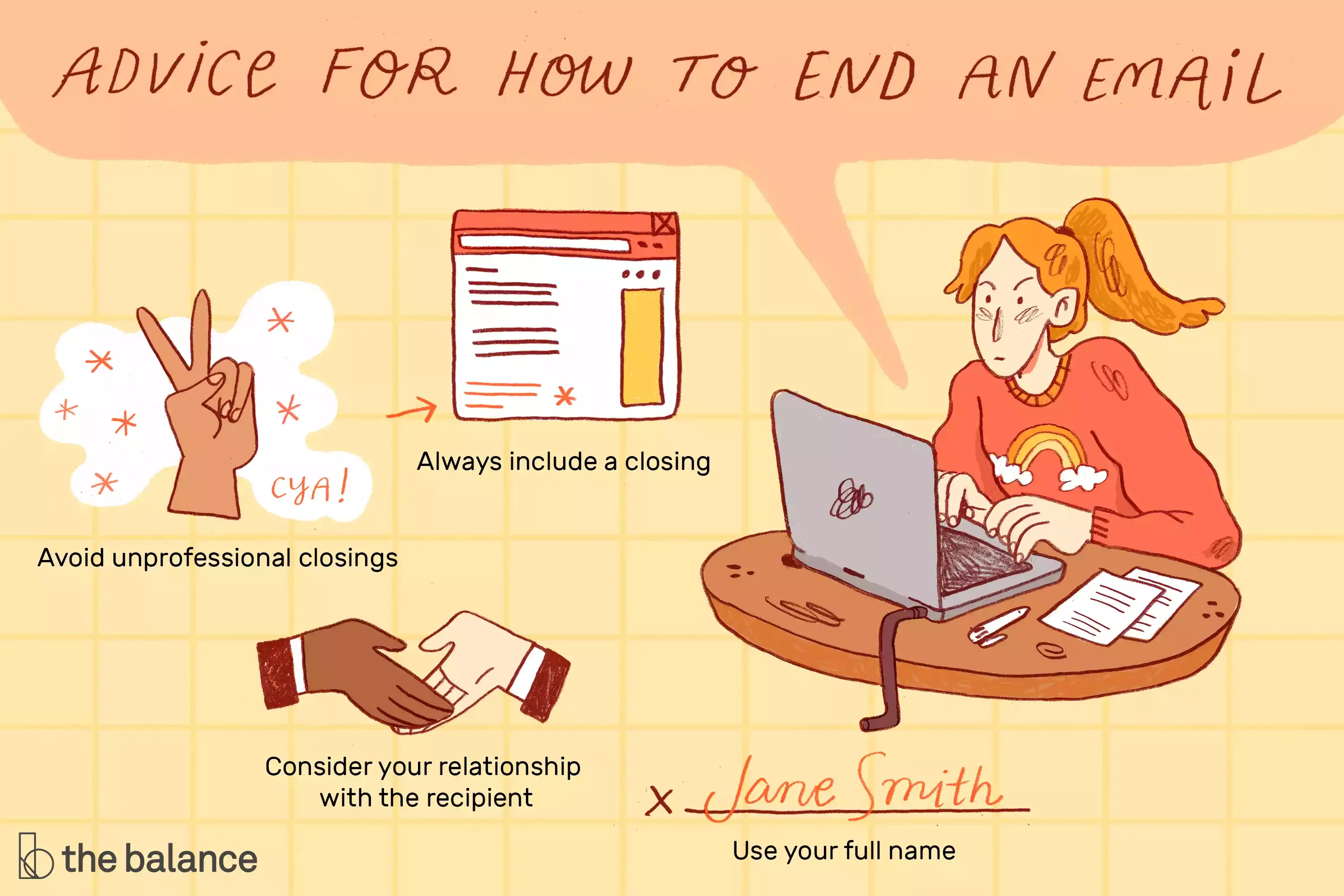 Consejos sobre cómo finalizar un correo electrónico