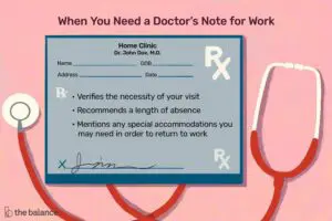 Lee más sobre el artículo Cuando necesita una nota del médico por falta al trabajo