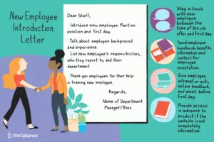 Lee más sobre el artículo Carta de presentación para nuevos empleados