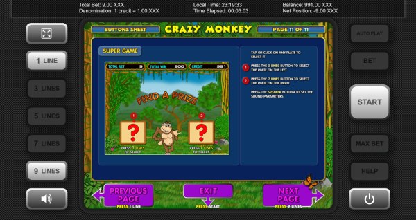 crazy monkey demo3